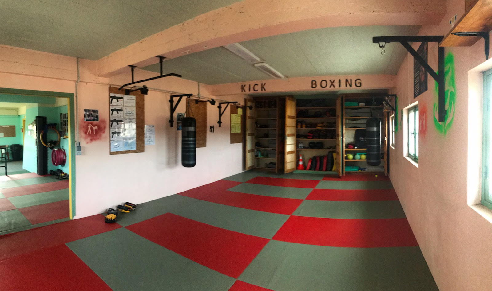 La salle de kick-boxing