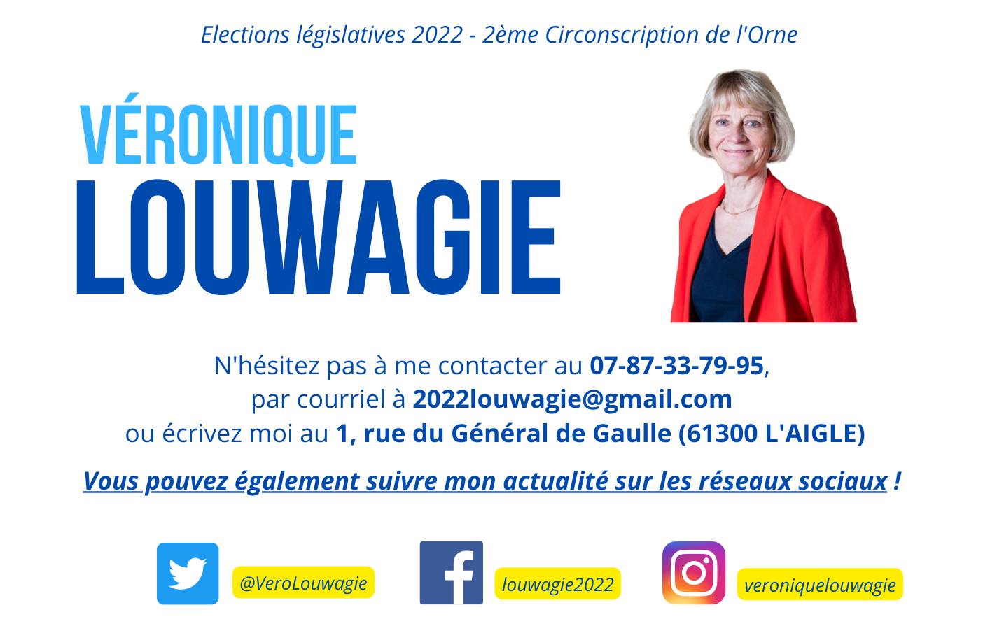 Législatives 2022 – Campagne officielle : Réunion publique de Mme Véronique LOUWAGIE