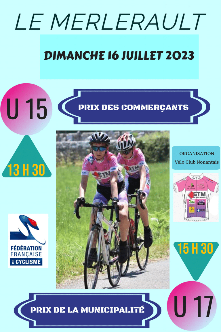 Vélo-Club Nonantais : Courses cyclistes U15 et U17
