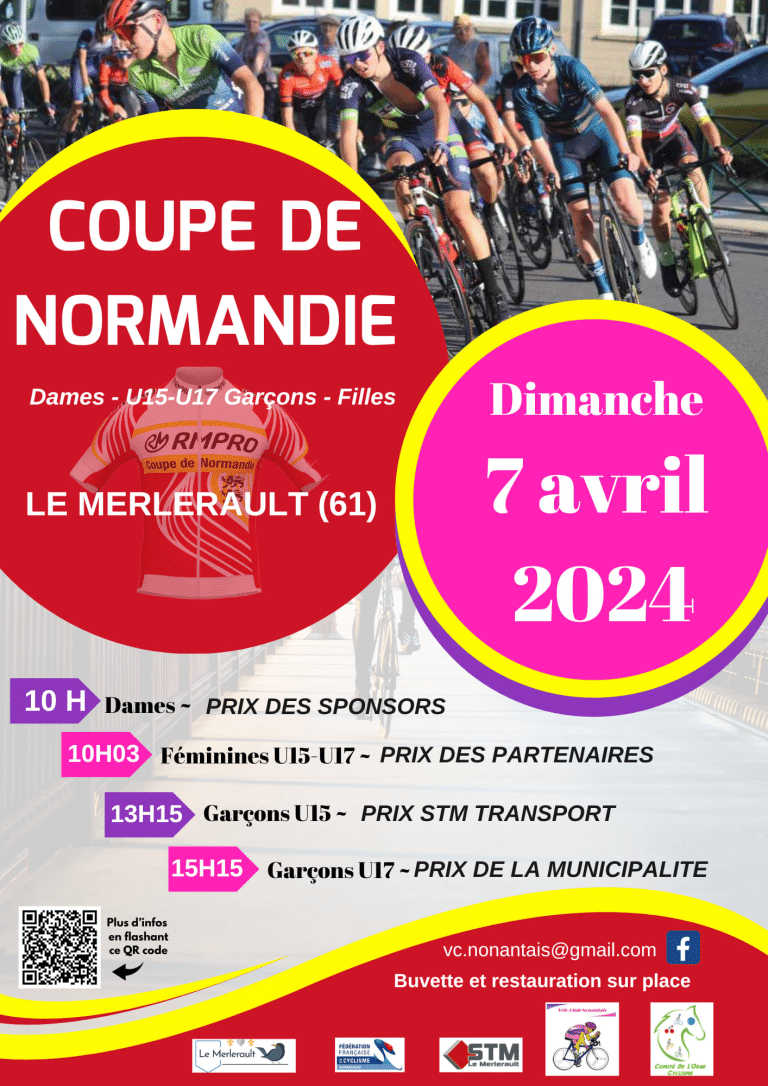 Cyclisme : Coupe de Normandie le 7 avril